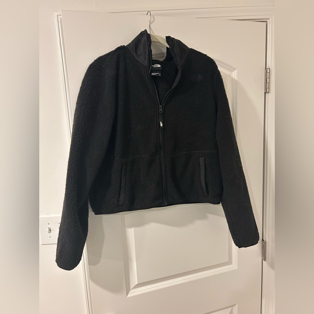 Northface Women's Black Fleece Jacket Size M